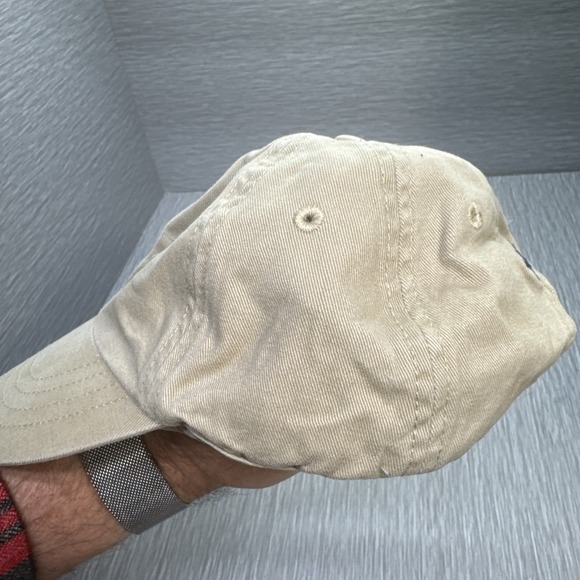 Polo Ralph Lauren Youth Beige Adjustable Hat Embroidered Pony Logo - Picture 3 of 7